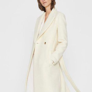 Club Monaco Italian Wool Slim Belted Coat
